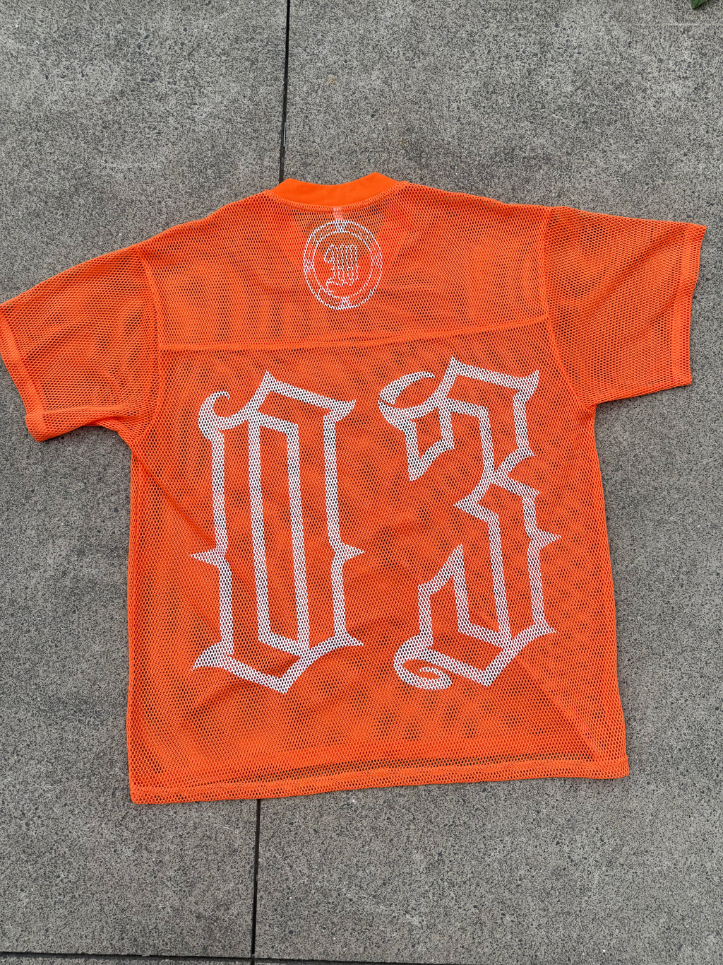 BRIGHTS Mesh Football Tee | ORANGE