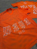 BRIGHTS Mesh Football Tee | ORANGE