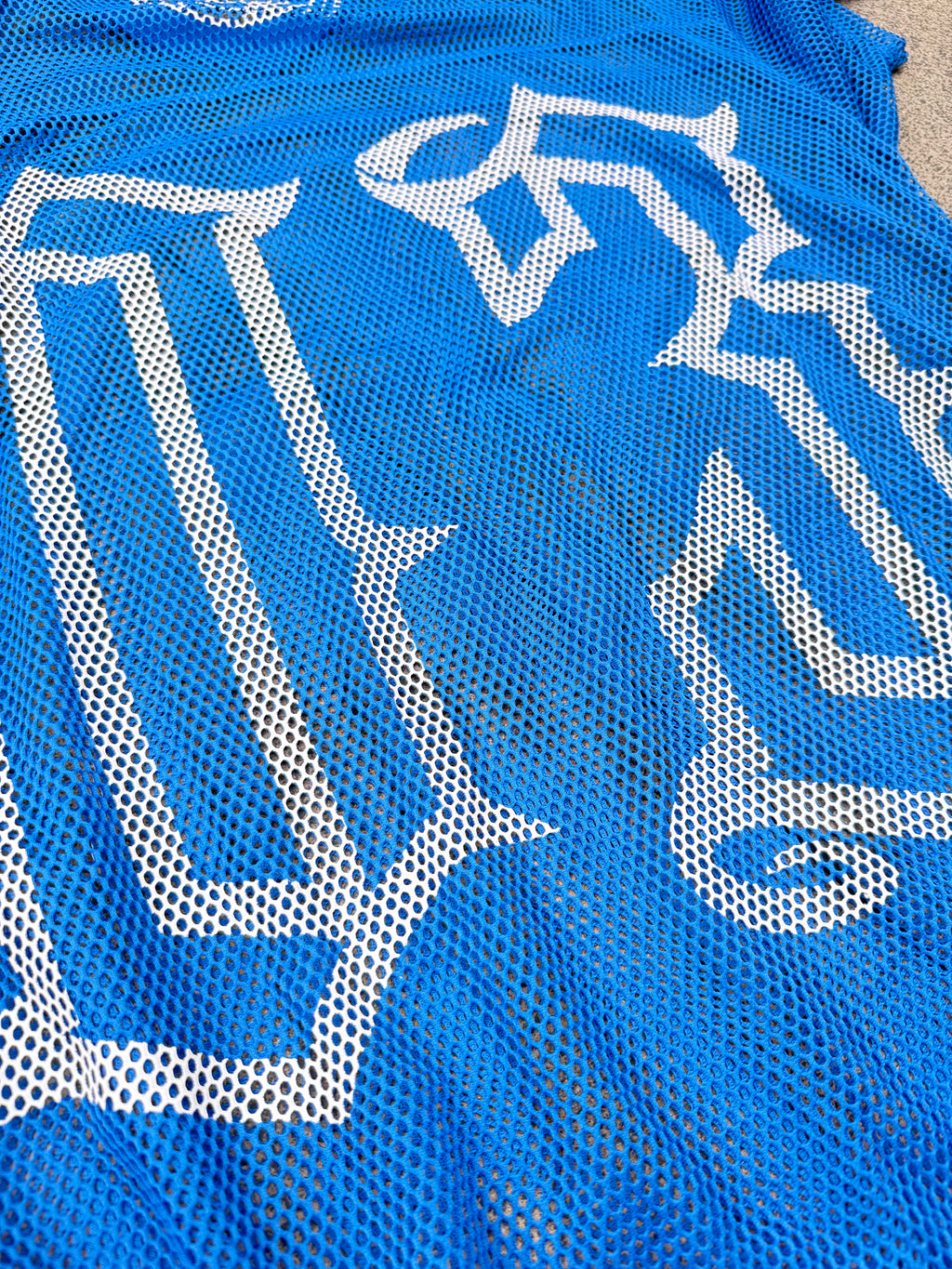 BRIGHTS Mesh Football Tee | BLUE